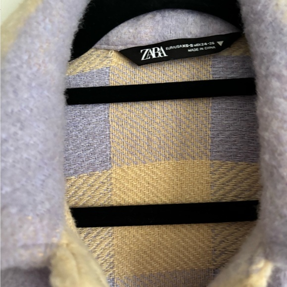 Zara Wool Blend Shacket Oversized - Picture 4 of 4